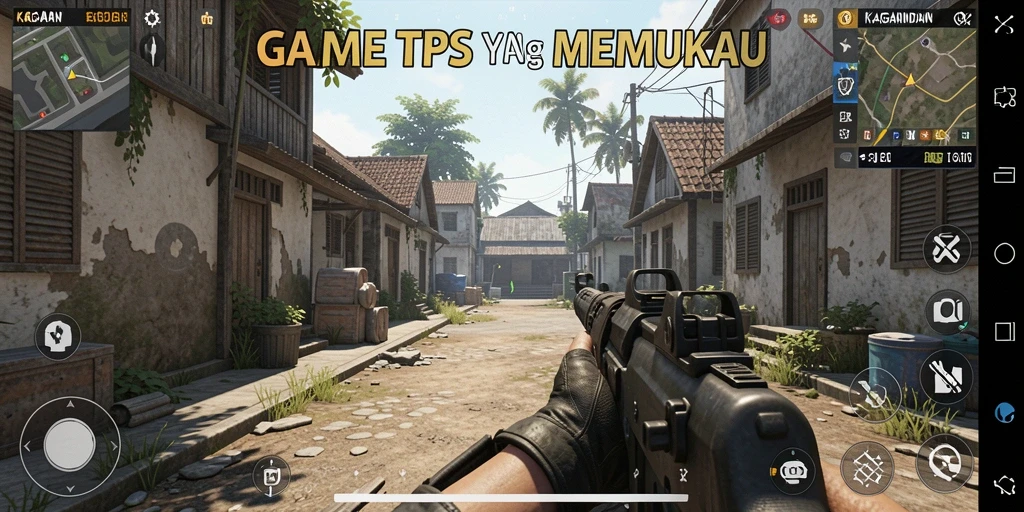 Tangkapan layar KAGANDAN menampilkan aksi seru dalam gameplay TPS.