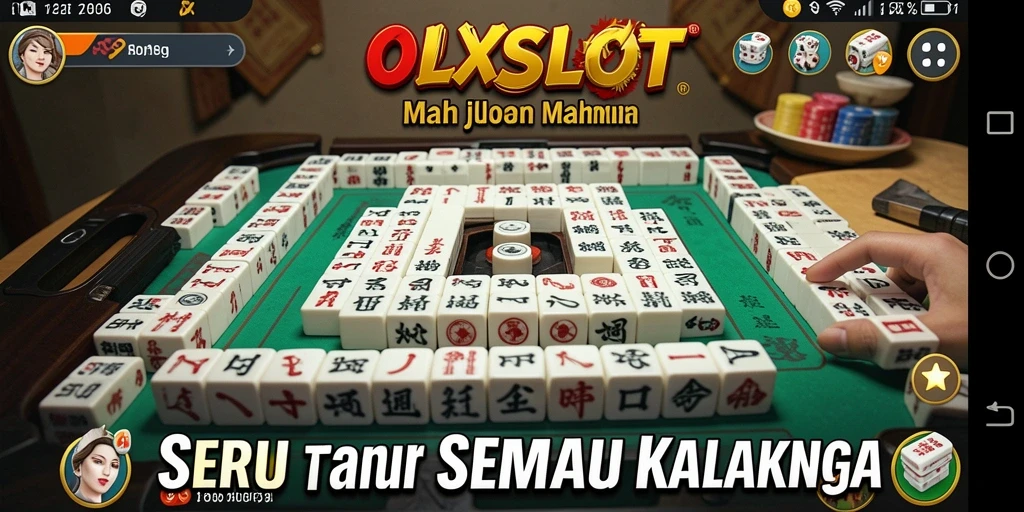 Tampilan utama OLXSLOT dengan gameplay Mahjong yang menarik.