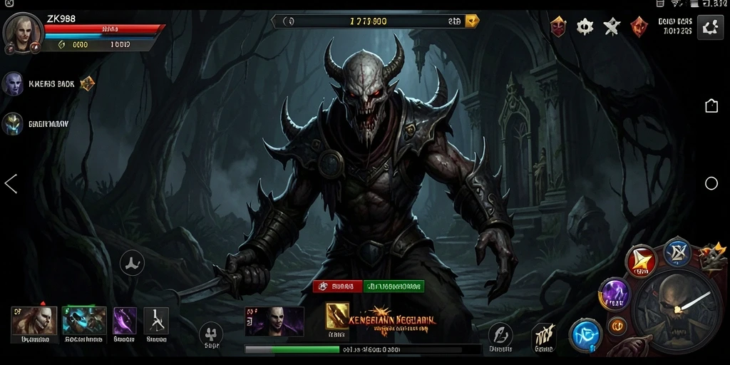 Screenshot ZK988 menampilkan suasana gelap dan menegangkan dari gameplay Horror.